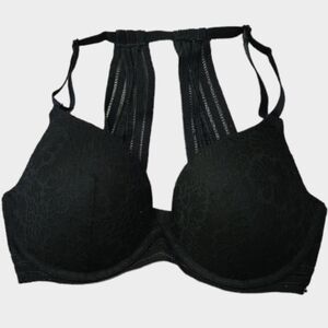 Pink Victoria's Secret Lace Lightly Lined Bra